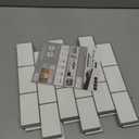 10 Sheets Thicker Design Peel and Stick Backsplash, 12"x12" Peel and Stick Wall Tiles, Subway Look Marble Tiles Backsplash for Kitchen and Bathroom, White