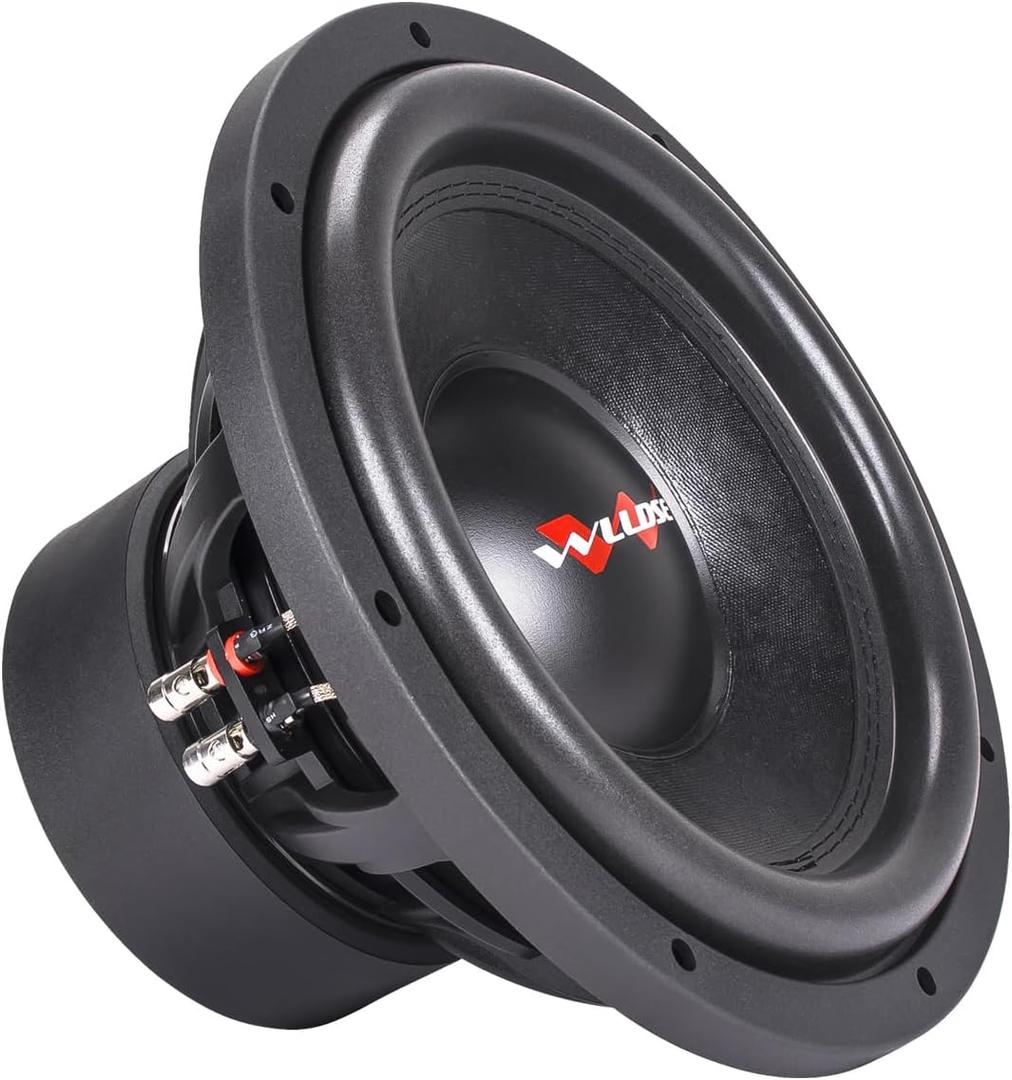 WLLDSE 12 inch 2400 Watt Peak Momentary Power Dual 2 Ohm Car Subwoofer, Black…