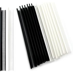 2000PCS Micro Stitch Gun Fasteners Kit  0.18 Inch Extra-Fine Tagging Gun Fasteners for Mini & Micro Stitch Guns (1000 White + 1000 Black)