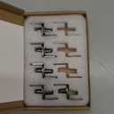 SDTWZW 5mm Shelf Pegs L-Shaped Cabinet Support Pins Bracket Style Clips for Bookcase Kitchen Closet Shelves Holders,16 PCS Gun Metal