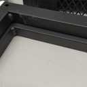 CHEMPFR Narrow 3-Tier Shoe Rack, Slim Space-Saving Shelf with Decorative Wood Top & Steel Mesh, Entryway/Closet/Dorm Organizer, 16.5x11.8x19.8 Inches