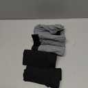 Mens No Ride-up Boxer Briefs Stretch Comfortable Breathable Cotton Underwear 4 Pack (Black, M)