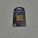 BRINKS - 40mm Solid Brass 3-Dial Resettable Padlock - Chrome Plated with Hardened Steel Shackle