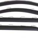 Auto Ventshade [AVS] In-Channel Rain Guards For 2014-2018 Chevrolet Silverado, GMC Sierra 1500 / 15-19 Silverado, Sierra 2500HD/3500HD DBL/EXT CAB ONLY | Window Vent Visors, 4 pcs. - Smoke | 194528