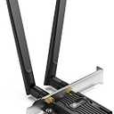 TP-Link WiFi 6 PCIe WiFi Card for Desktop PC AX3000 (Archer TX55E), Bluetooth 5.2, WPA3, 802.11ax Dual Band Wireless Adapter with MU-MIMO, Ultra-Low Latency, Supports Windows 11, 10 (64bit) Only