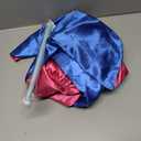 Haysandy Hooded Cloak Costume & Magic Wand Set, Fairy Princess Cape Cloak Costume for Women Party Cosplay (5 ft, Blue & Rose)