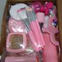 Pretend Makeup for Toddlers, Kids Makeup Kit for Girl, Play Makeup for Little Girls, Toddler Makeup Kit with Unicorn Bag for Little Girls Age 3 4 5 6 7+ Christmas Birthday Gift (Fake Makeup)