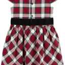 Simple Joys by Carter's baby-girls 2-piece Special Occasion Dress and Cardigan Set (Black/Red Plaid)