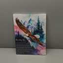 Christian Wall Art Eagle Pictures Isaiah 40 31 Poster Bible Verse Canvas Prints Painting Inspirational Scripture Wall Decor Mountain Forest Artwork for Bedroom Living Room Home Decoration 12x16"