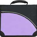 Avery Messenger Nylon Zipper Binder, Purple