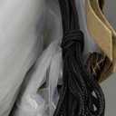 Windyun 2 Pack Heavy Duty Clear Tarps with Reinforced Edge Plastic Tarp Waterproof Plastic Cover Greenhouse Patio with Elastic Rope and Nylon Rope for Garden Furniture (8 x 20 ft)