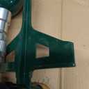 2 Pcs Garden Lawn Sprinkler for Yard, Above Ground Tall Metal Water Sprinkler System Brass Impact with Heavy Duty Spike Base for Large Area(Green)