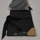 Hallmark Medium Gift Boxes with Bow and Shredded Paper Fill, Pack of 2 (Black 8 inch Box) for Weddings, Graduations, Birthdays, Father's Day, Groomsmen Gifts, All Occasion