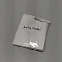 IPX8 Waterproof for AirTag Holder - 4 Pack Lock Case with Keychain for Apple AirTag 1st & 2nd Generation, Air Tag Keyring with Wire Cable, Secure AirTag Cover for Keys, Kids, Luggage, Bags, Pet Collar (2BLACK+2BLUE)