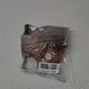 MakeMeChic Women's Plus Size Cheetah Print Halter Tops Open Back Draped Front Club Tank Crop Top (XX-Large Plus, Coffee Brown)