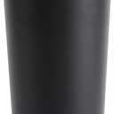 Manna Ranger Double-wall Insulated Stainless Steel Tumbler with Leak-proof Smart Seal Lid and Reusable Tritan Straw - 40 Oz - Black