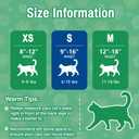 Pet Soft Disposable Cat Diapers - Diaper for Female & Male Cats, Puppy Doggie Diapers for Female Dogs with Adjustable Foam Tail Hole, Medium (24Pcs, GN Flowers)