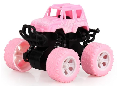 Hxezoc 3 Pcs Pull Back Monster Truck Car Set, Pull Back Vehicles and Race Car for Kids Toddlers 4-8 Years Old, Double-Directions Truck Toys for Racing Game, Birthday Party, Carnival Party Supplies
