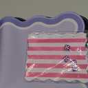 22 in Mini Mahjong Mat for Travel  Portable Mahjong Game Mat with 4 Pcs Mahjong Tile Shufflers, Non-Slip Rubber Backing, Foldable Surface & Carry Bag(Lavender)