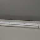 LazBlinds No-Drill Cordless Zebra Blinds - Dual Layer Light Filtering & Room Darkening, Free-Stop Lift, Easy Install, Day & Night Privacy with Valance for Window 27" W x 72" H, White