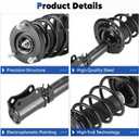 Rear Shock Absorber w/Coil Spring Complete Struts Assembly Fit for 2007-2011 Toyota Camry 2.4L 3.5L (Exc. SE)/2008-2012 Avalon 3.5L, Replace for 172310 172309