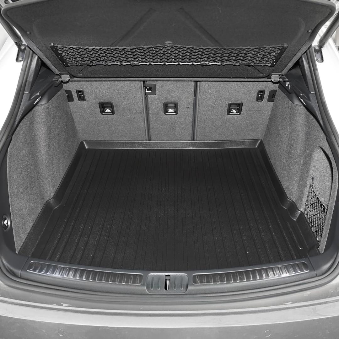 Premium Cargo Liner for Porsche MACAN 2015-2025- 100% Protection - Custom Fit Car Trunk Mat - All-Season Black Cargo Mat - Laser Measured Trunk Liners for Porsche MACAN 2015-2025
