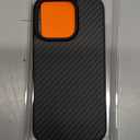 TORRAS Upgraded for iPhone 16 Pro Case Aramid Fiber Back/Black Edge | Compatible with MagSafe, Military Grade Drop Protection, Stronger Magnetic, Shockproof Airbag, Color Button, Slim Anti-Scratch | Upgraded, Stronger Magnetic, Shockproof, Slim