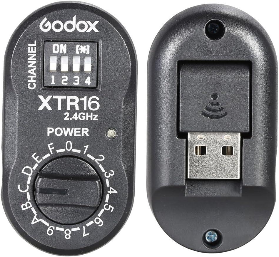 Godox XTR-16 2.4G Wireless X-system Remote Control Flash Receiver for X1C X1N XT-16 Transmitter Trigger Wistro AD360/DE/QT/DP/QS/GS/GT Series