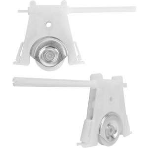 2 Pack Sliding Screen Door Lower Rollers Compatible with Andersen Part #1997310 (1991Present), 1-1/4" Nylon Concave Wheels, Adjustable Replacement.
