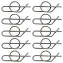 Replacement M154221 Spring Locking Cotter Pin D100 G110 L100 LA100 X100 X350 Z665 Compatible with John Deere(10 Pack)