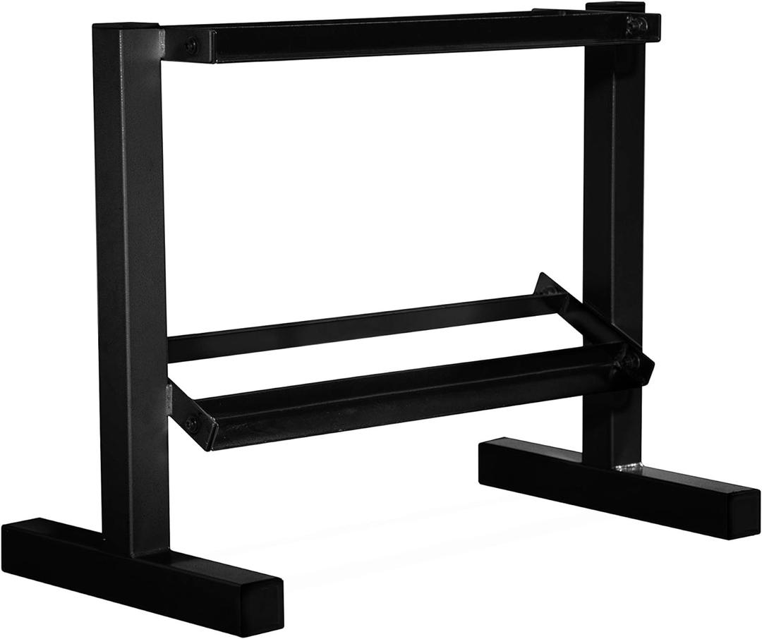 Cap Barbell Two Tier Dumbbell Rack (Black - 24 Inch)