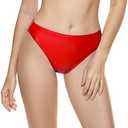 Bellecarrie Women's Bikini Bottoms Swimsuit High Cut Tankini Bottoms Mid Rise Swim Briefs, XS