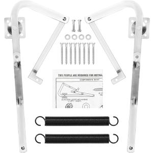 55-2 Attic Ladder Hinge Arms with Springs, Suitable for Werner Attic Ladders Manufactured After 2010, Compatible with Werner Mk5, WU2210, W2208, W2210, Heavy Duty Thick Galvanized Material