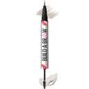 Maybelline Build-A-Brow 2-in-1 Brow Pen and Sealing Eyebrow Gel, Eyebrow Makeup for Real-Looking, Fuller Brows, Soft Brown, 1 Count