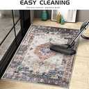 Pack of 2 Washable Indoor Doormat, Non Slip Retro Floor Mat 24" x 36" Area Rug Absorbent Entrance Rug Distressed Front Door Mat, Welcome Mats Entryway Rug Doormats for Kitchen Home Patio