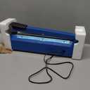 Impulse Heat Sealer Manual Bags Sealer Heat Sealing Machine 12 Inch Impulse Sealer Machine for Plastic Bags PE PP Bags with Extra Replace Element Grip