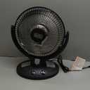 Black+Decker 14 in. Radiant Dish Heater Color, Black