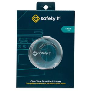 Safety 1st Child Proof Stove Knob Covers, Clear View Stove Knob Safety Covers (Set of 5)