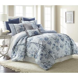 Modern Threads Farmhouse 8-Piece Floral Comforter Set Queen