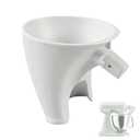 Flour Funnel Compatible with Kitchen Aid Mixer, Stand Mixer Attachment, Easy Pour Mess Free Attachment, Easy to Clean, Flour Funnel Accessories for Pouring Sugar, Flavoring, Eggs and Water