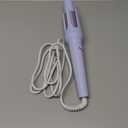 Automatic Curling Iron, Hair Curler Automatic Rotating, 1.25Inch Auto Rotating Curling Iron with 3 Temp& LCD Display,Ceramic Hair Curler Fast Heating Up Anti-Stuck Auto Shut-Off Dual Voltage (Light Purple)