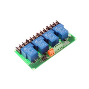NOYITO 30A 4 Channel Relay Module High Low Level Trigger with Optocoupler Isolation Load DC 30V AC 250V 30A for PLC Automation Equipment Control, Industrial Control (4-Channel 12V)