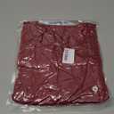 Womens Long Sleeve Thermal Shirts, 2025 Fall Winter Crew Neck Fitted Shirt for Women, Comfortable Stretch Basic Tight Long Sleeve Underwear Tops, Wine Red (XL)