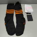 WELUK Heated Socks for Men Women with APP Control, Upgraded Rechargeable Electric Heated Socks Up to 10 Hours, Washable Winter Foot Warmer Socks for Outdoor Camping Skiing Hunting Hiking (Fit Women 9-14 / Men 10-15 (Shoe Size), Black)