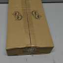 Elevated Cat Bowl, Raised Cat Food and Water Bowl Set for Indoor Cats, Splash Proof with 2 Stainless Steel Pet Food Bowls for Cats and Puppies, Whisker Fatigue and Dishwasher Safe - White