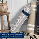 Nautica Runner Rug 2 Piece Set | Indoor Runners for Hallways and Entry Rugs| Non-Skid Entry and Kitchen Door Mat| Machine Washable Carpet Rugs | 26" x 45" & 26" x 60"| Double Border Natural Twist