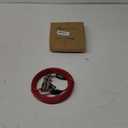 Petest 30ft Tie-Out Cable with Crimp Cover for Heavy Dogs Up to 125 Pounds Black & Red