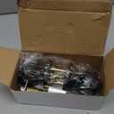 Privacy Door Knobs, 3 Pack Matte Black Door Knobs with Lock, Bed and Bath Door Knob Interior Keyless Locksets, Round Door Handles Reversible for Left Right Handed Doors