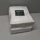 Premium Hotel Quality 1-Piece Fitted Sheet, Luxury & Softest 1500 Premier Hotel Quality Bedding Fitted Sheet Deep Pocket up to 16inch, Wrinkle and Fade Resistant, Queen, White Pack of 2