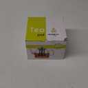 HIWARE 1000ml Glass Teapot with Removable Infuser, Stovetop Safe Tea Kettle, Blooming and Loose Leaf Tea Maker Set (33 oz)